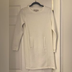 LOFT White Sweatshirt Dress